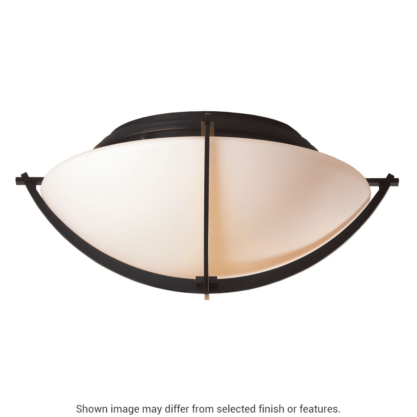 Compass Flush Mount - White by Hubbardton Forge