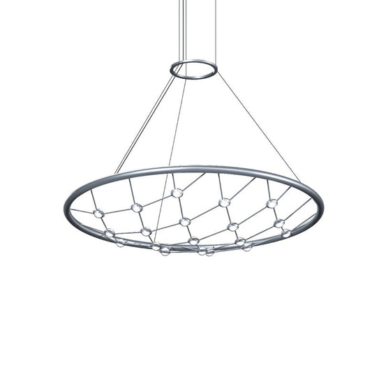 Constellation Galaxy Matrix 36" Horizontal Round Chandelier by SONNEMAN