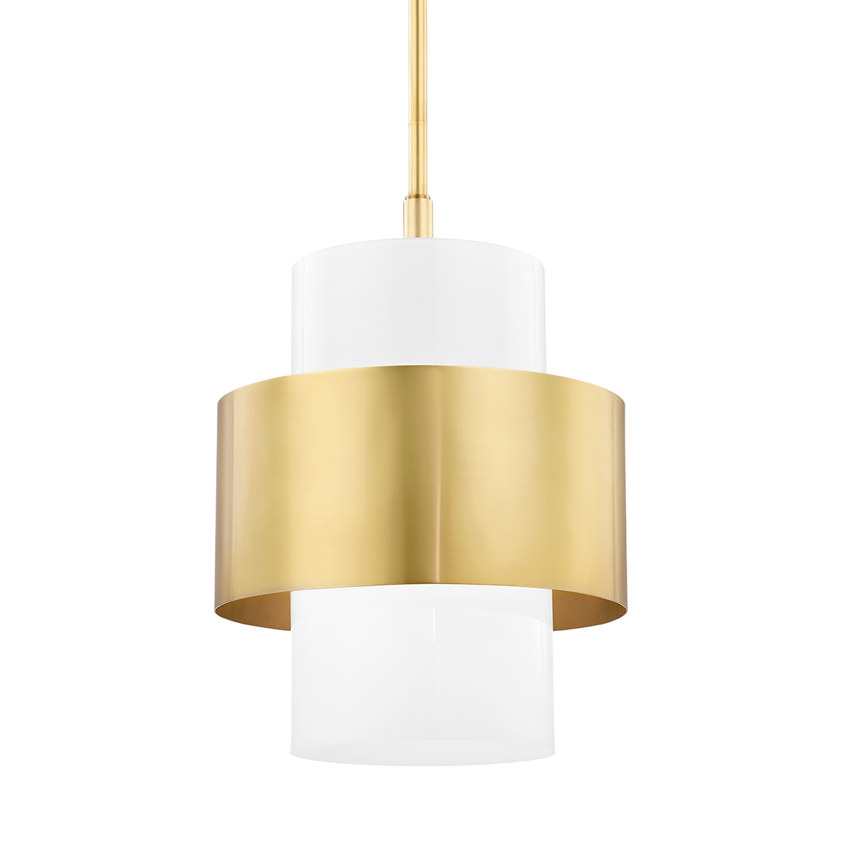 Corinth Large Pendant - Aged Brass by Hudson Valley Lighting