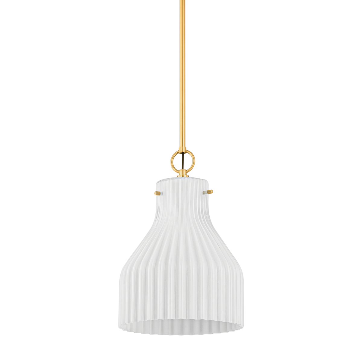 Corinthia Small Pendant - 1-Light - Aged Brass - Mitzi H881701S-AGB