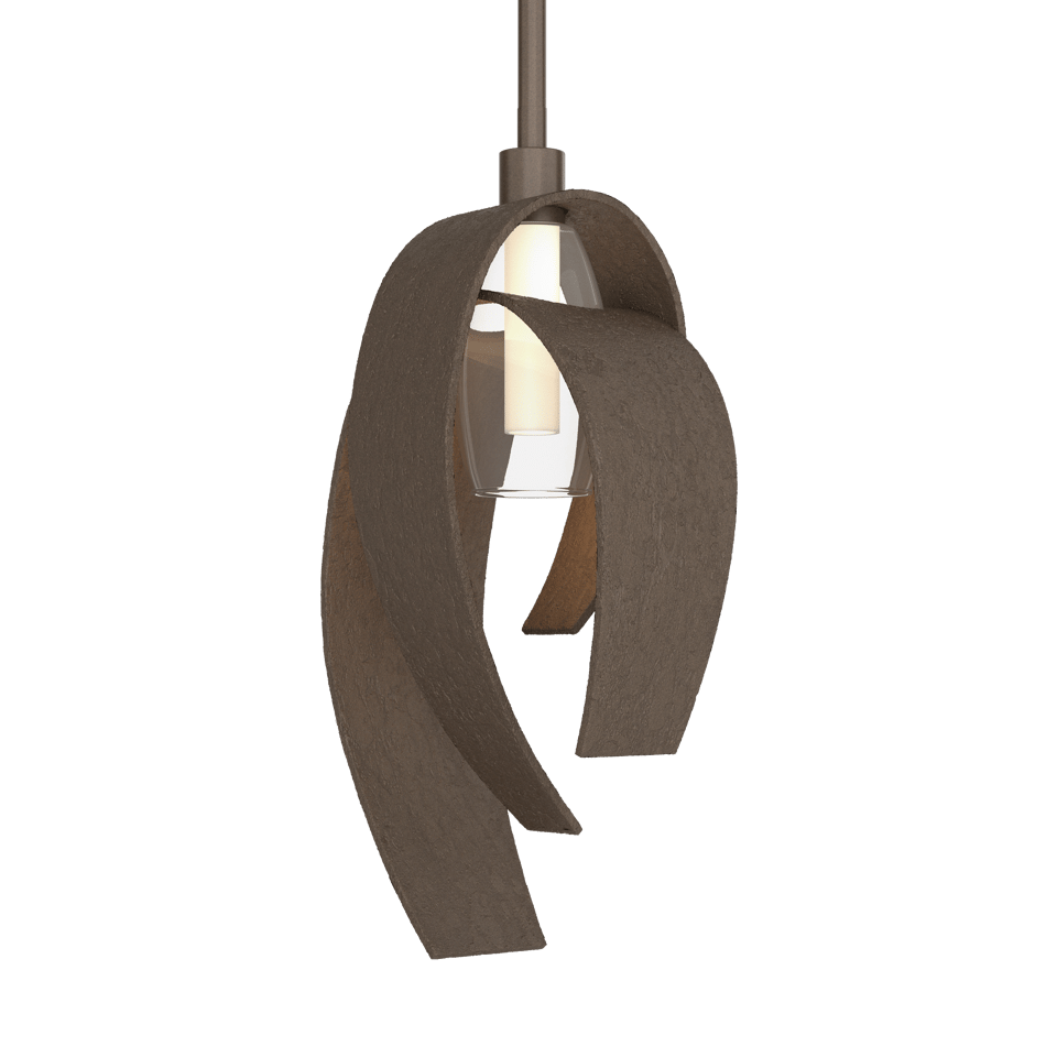 Corona Large Mini Pendant - Bronze by Hubbardton Forge