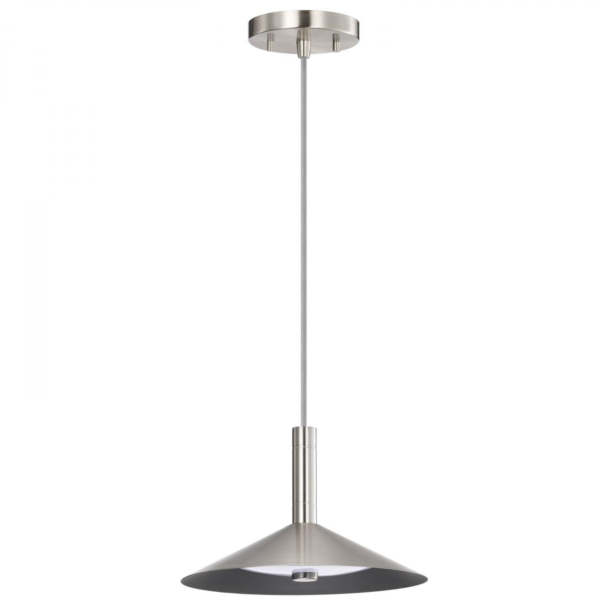 Corrine - 10 Inch LED Pendant - Brushed Nickel - 3K/4K/5K CCT Selectable - Satco 62-2081