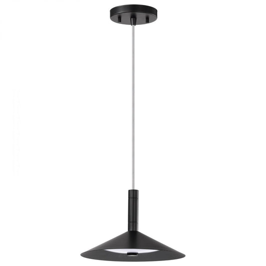 Corrine - 10 Inch LED Pendant - Matte Black - 3K/4K/5K CCT Selectable - Satco 62-2071