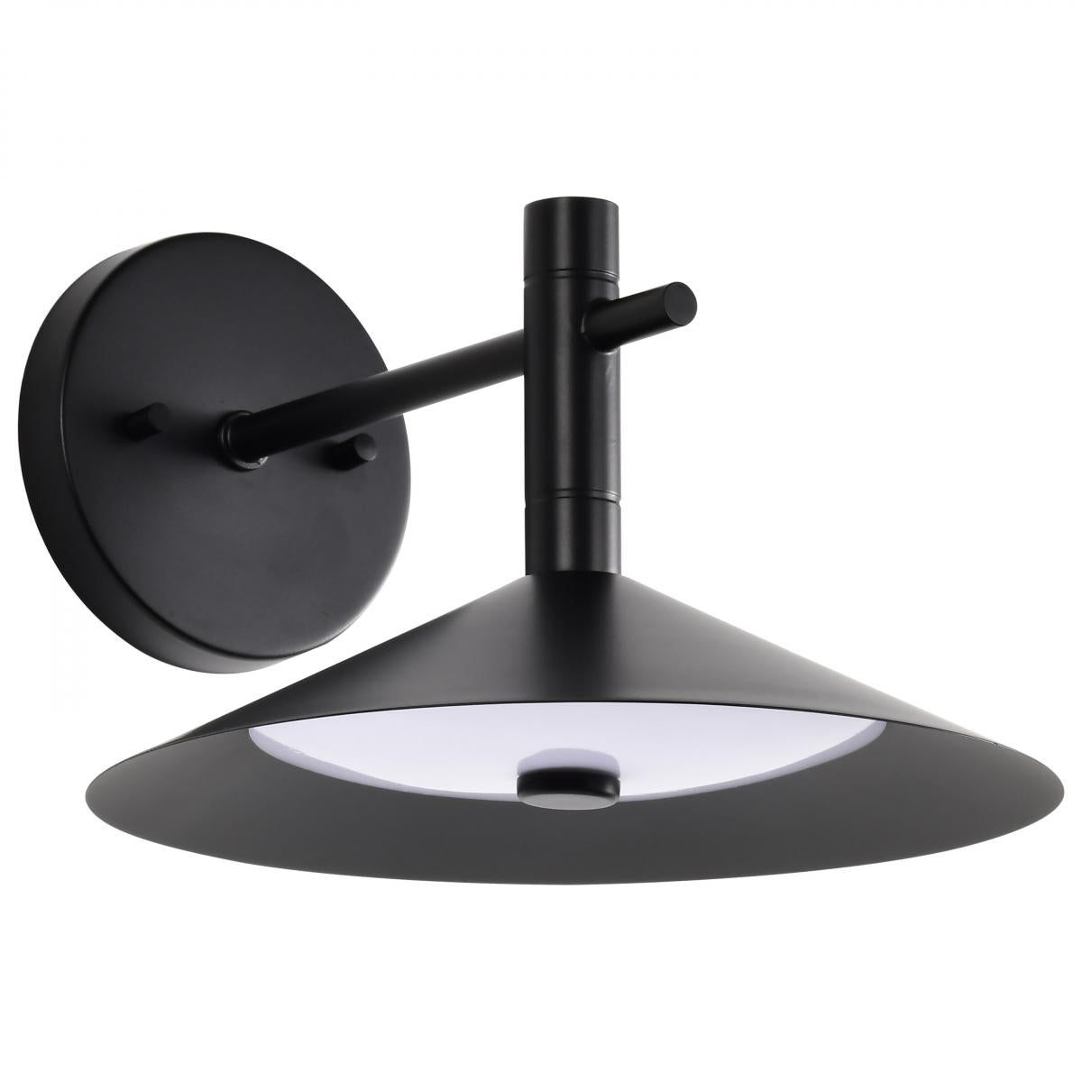 Corrine - 10 Inch LED Wall Sconce - Matte Black - 3K/4K/5K CCT Selectable - Satco 62-2074