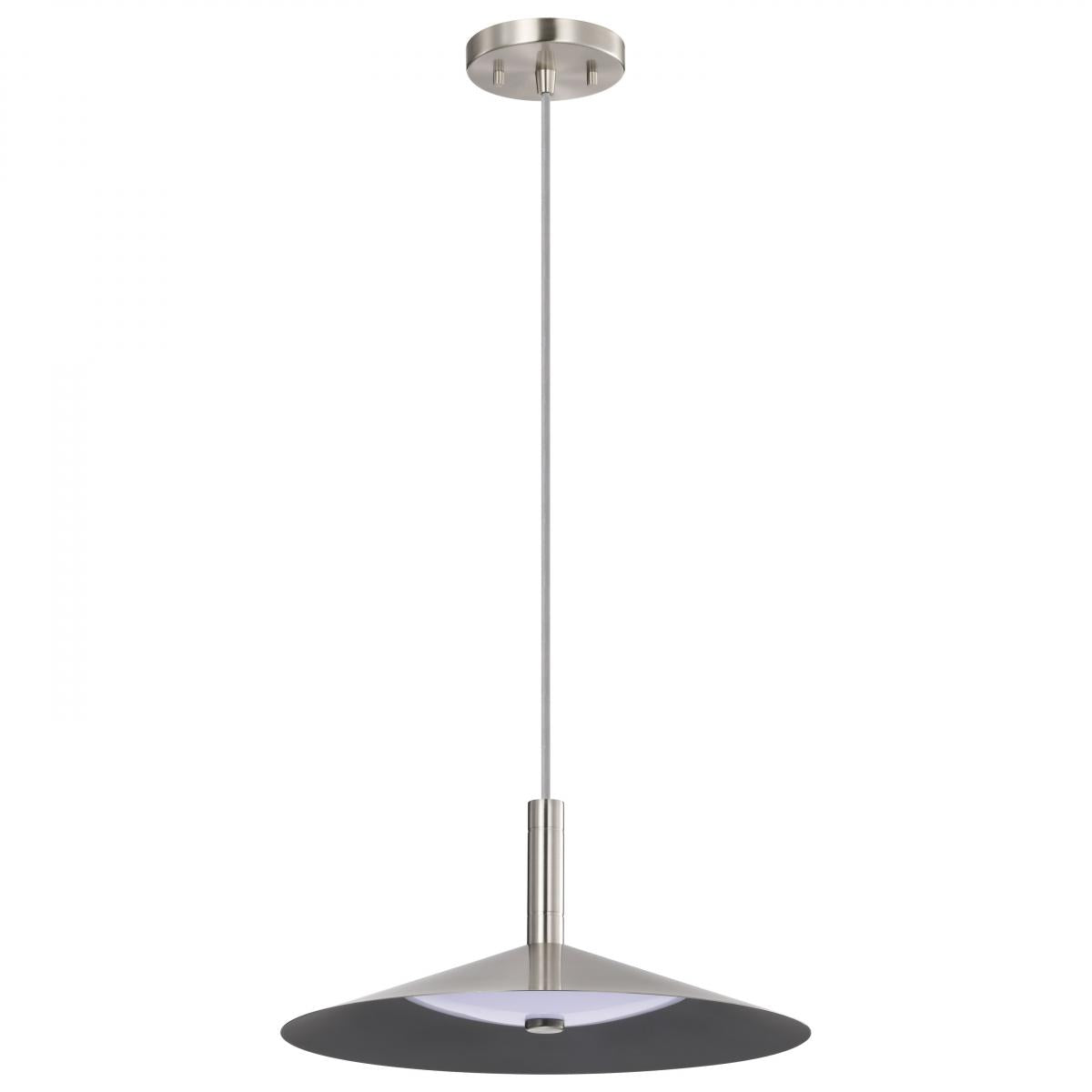 Corrine - 14 Inch LED Pendant - Brushed Nickel - 3K/4K/5K CCT Selectable - Satco 62-2082