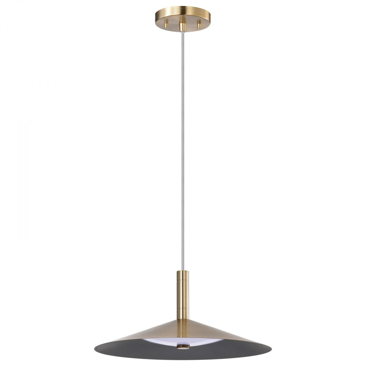 Corrine - 14 Inch LED Pendant - Burnished Brass - 3K/4K/5K CCT Selectable - Satco 62-2092