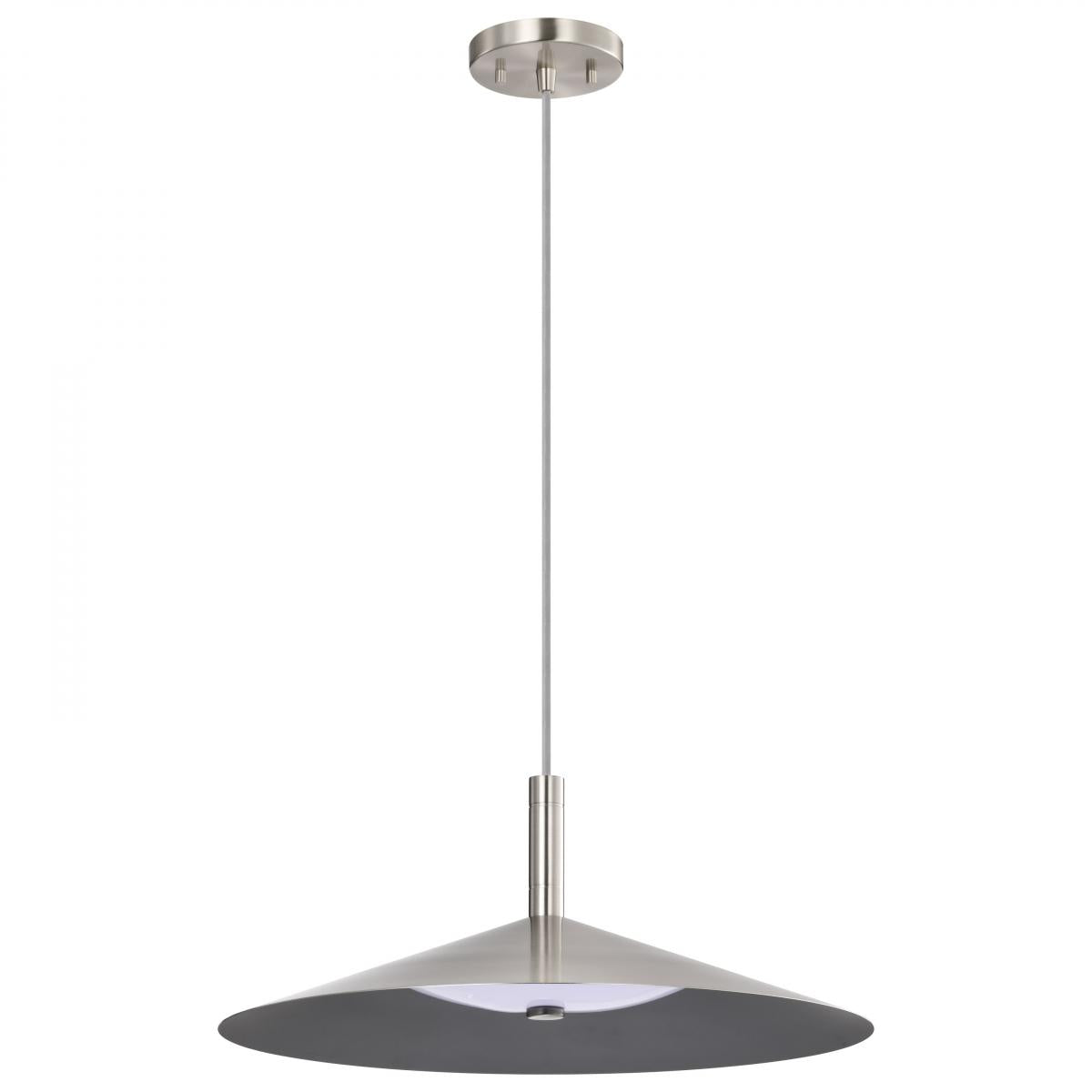 Corrine - 18 Inch LED Pendant - Brushed Nickel - 3K/4K/5K CCT Selectable - Satco 62-2083