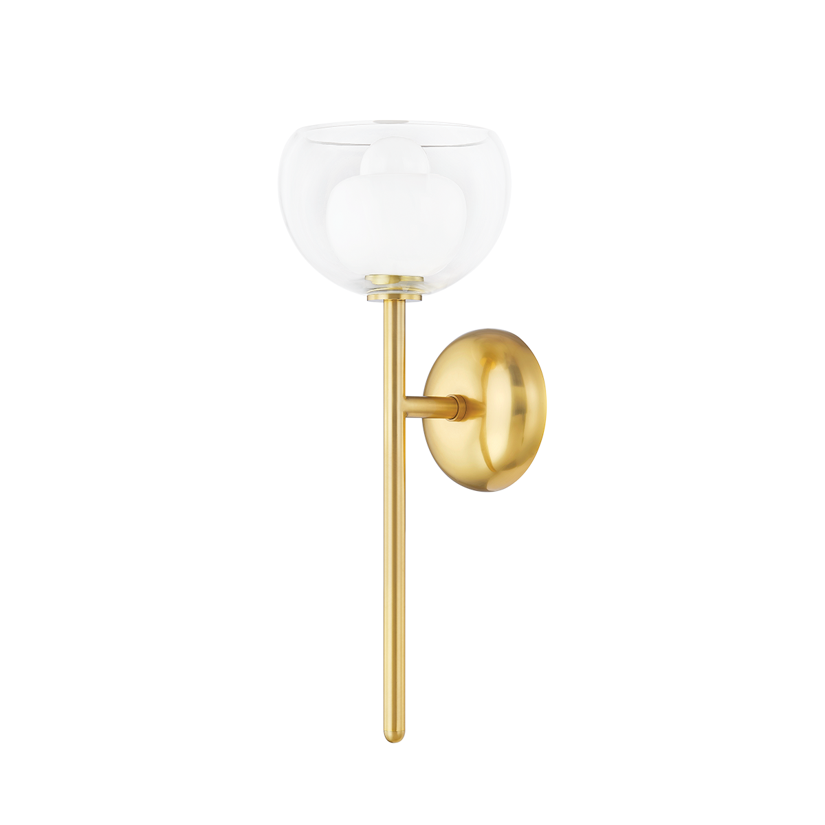 Cortney Wall Sconce - 1-Light - Aged Brass - Mitzi H813101-AGB