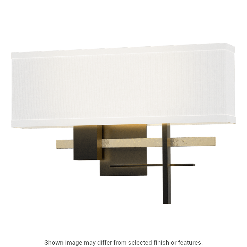 Cosmo Sconce - Black - White Accent by Hubbardton Forge