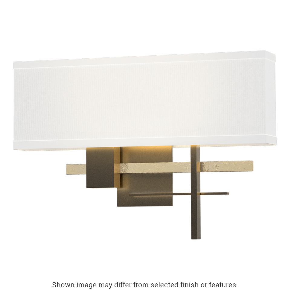Cosmo Sconce - Dark Smoke - White Accent by Hubbardton Forge