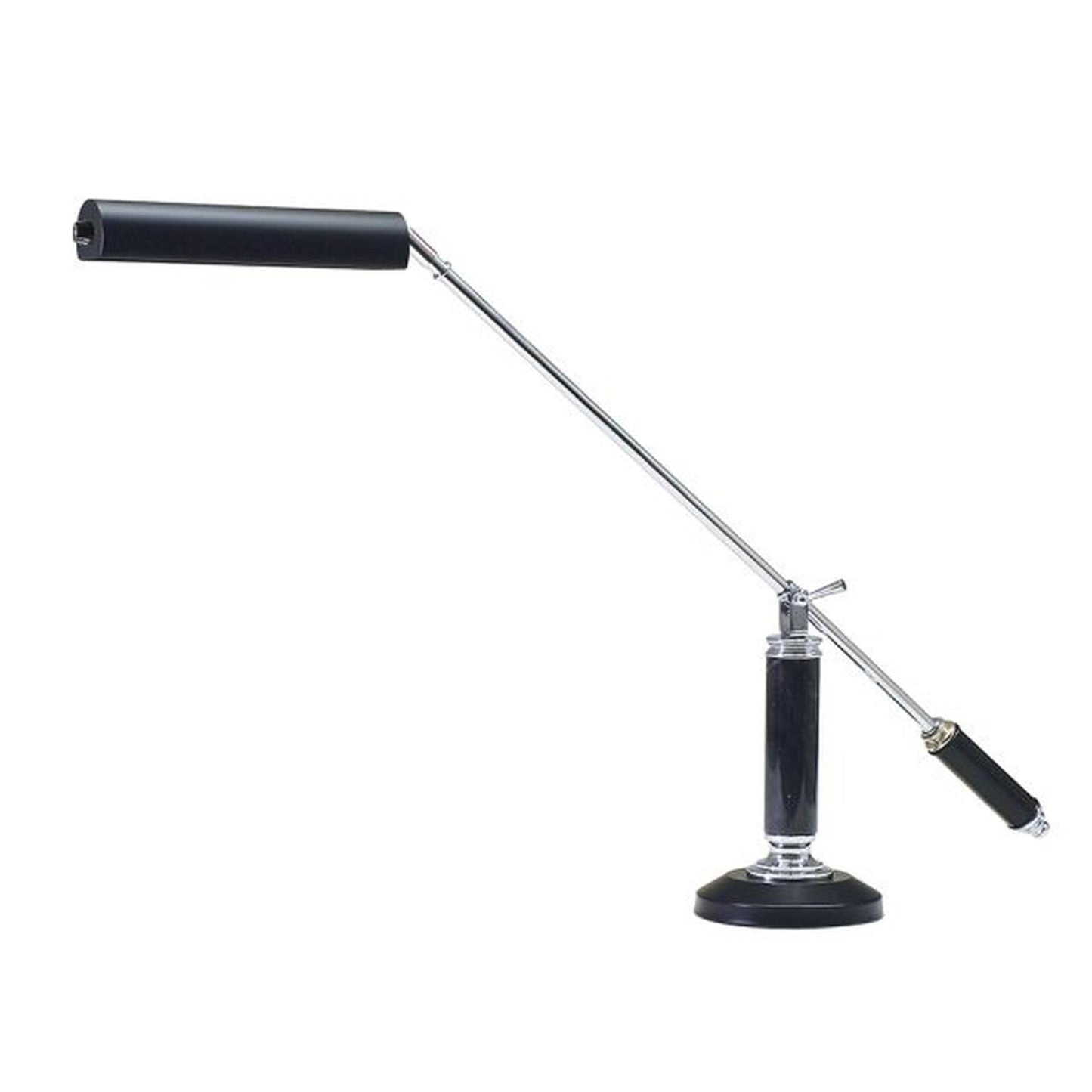 Counter Balance LED Piano and Desk Lamp - PLED192-627 - Black/Chrome by House of Troy
