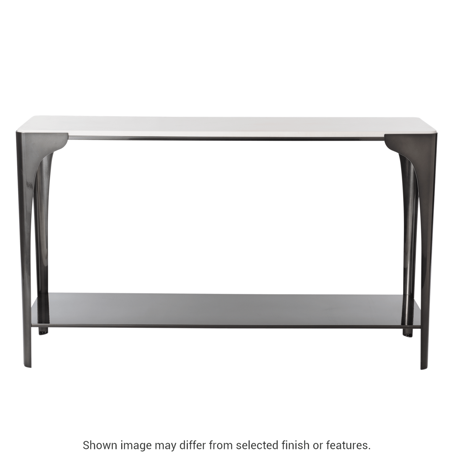 Cove Marble Top Console Table - White by Hubbardton Forge