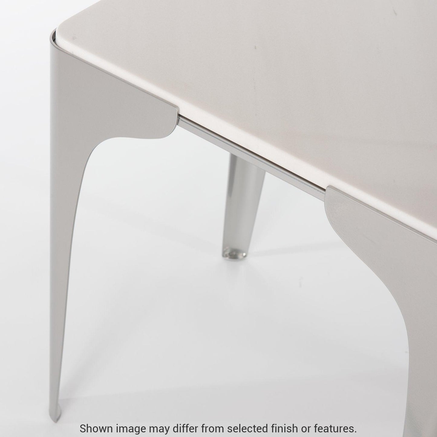 Cove Marble Top Side Table - White by Hubbardton Forge