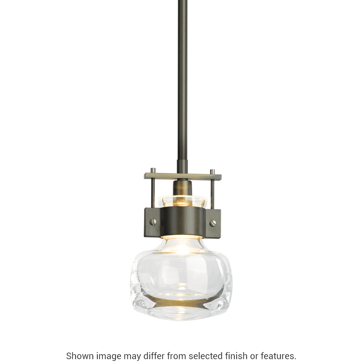Cuff Mini Pendant - White by Hubbardton Forge