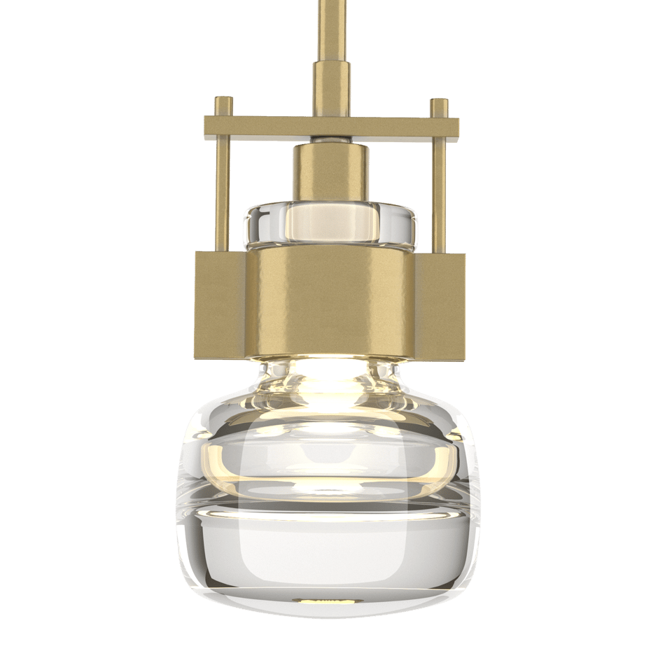 Cuff Small Mini Pendant - Modern Brass by Hubbardton Forge