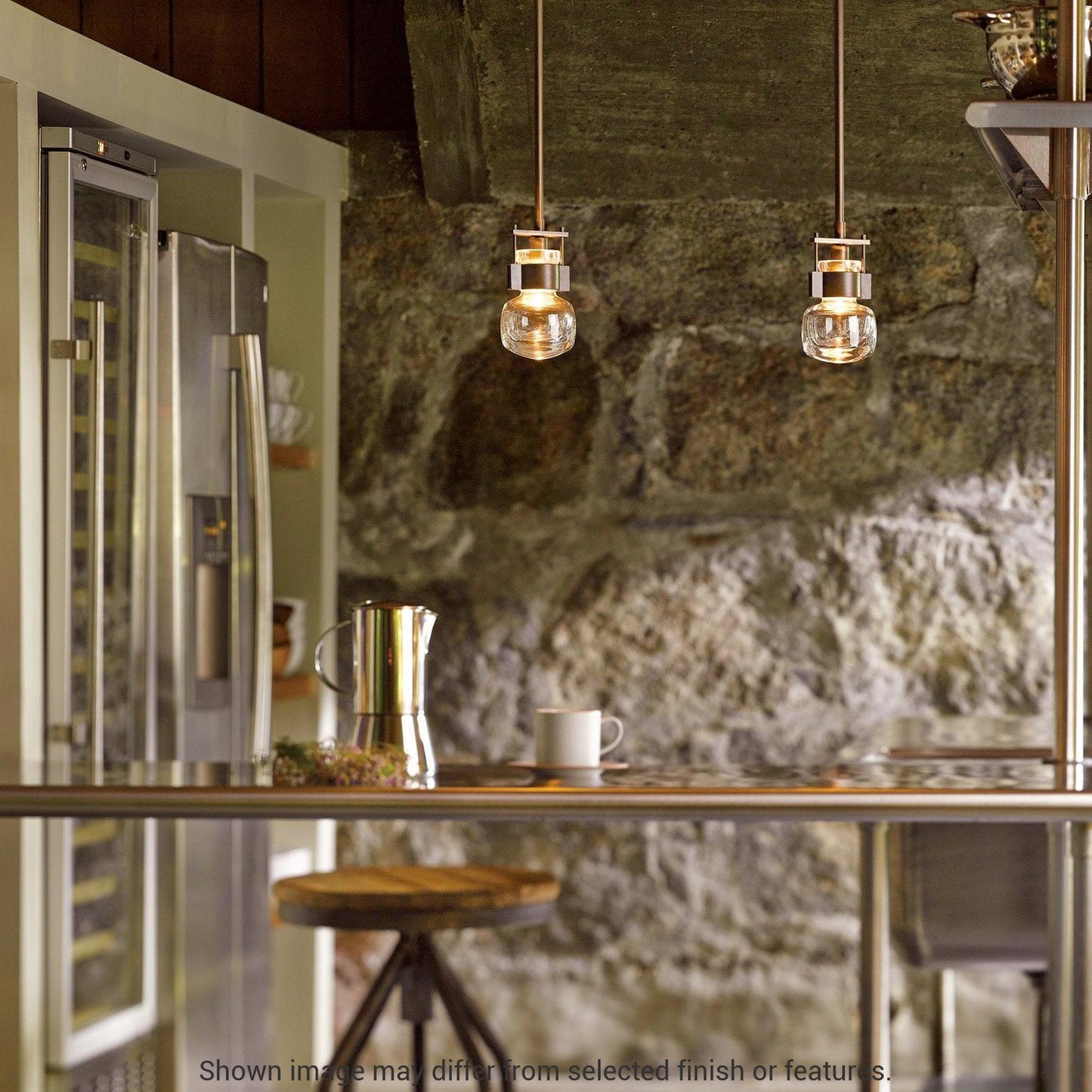 Cuff Small Mini Pendant - White by Hubbardton Forge