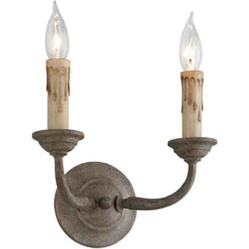 Cyrano Wall Sconce - 2-Light - Earthen Bronze - Troy Lighting B6112-EB