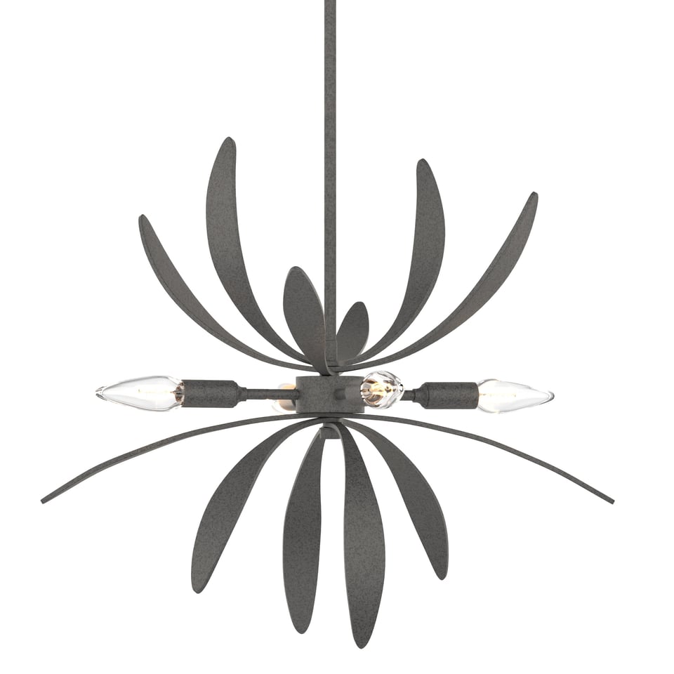 Dahlia Mini Pendant - Natural Iron by Hubbardton Forge