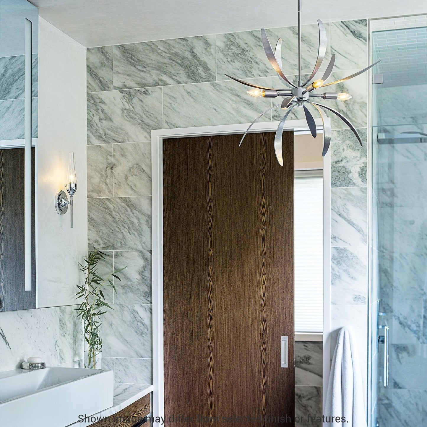 Dahlia Mini Pendant - White by Hubbardton Forge