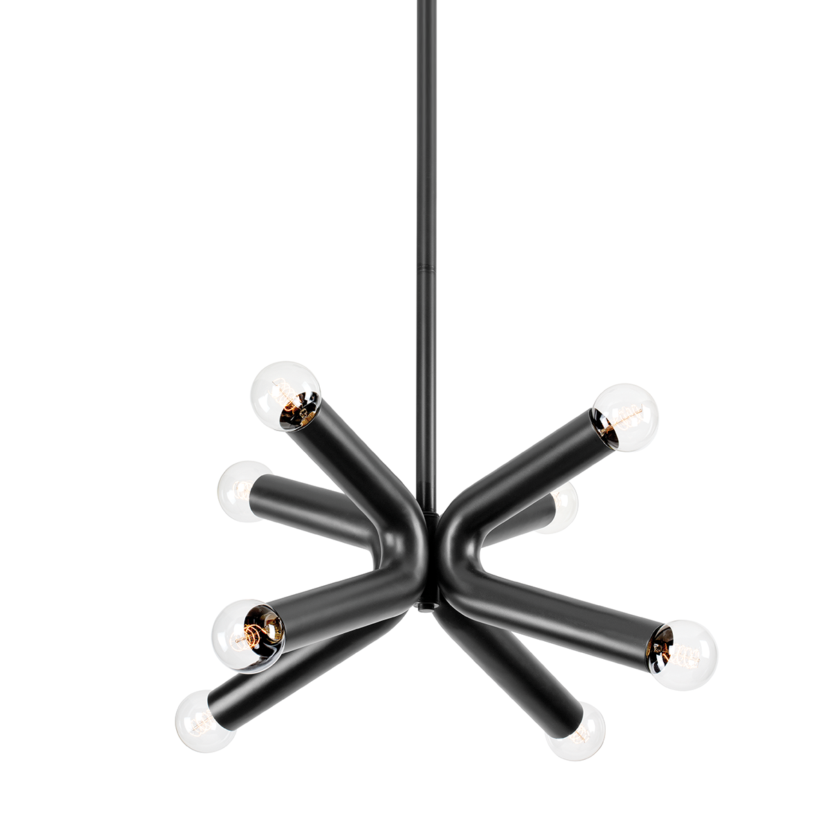 Dash Chandelier - 8-Light - Soft Black - Troy Lighting F6134-SBK