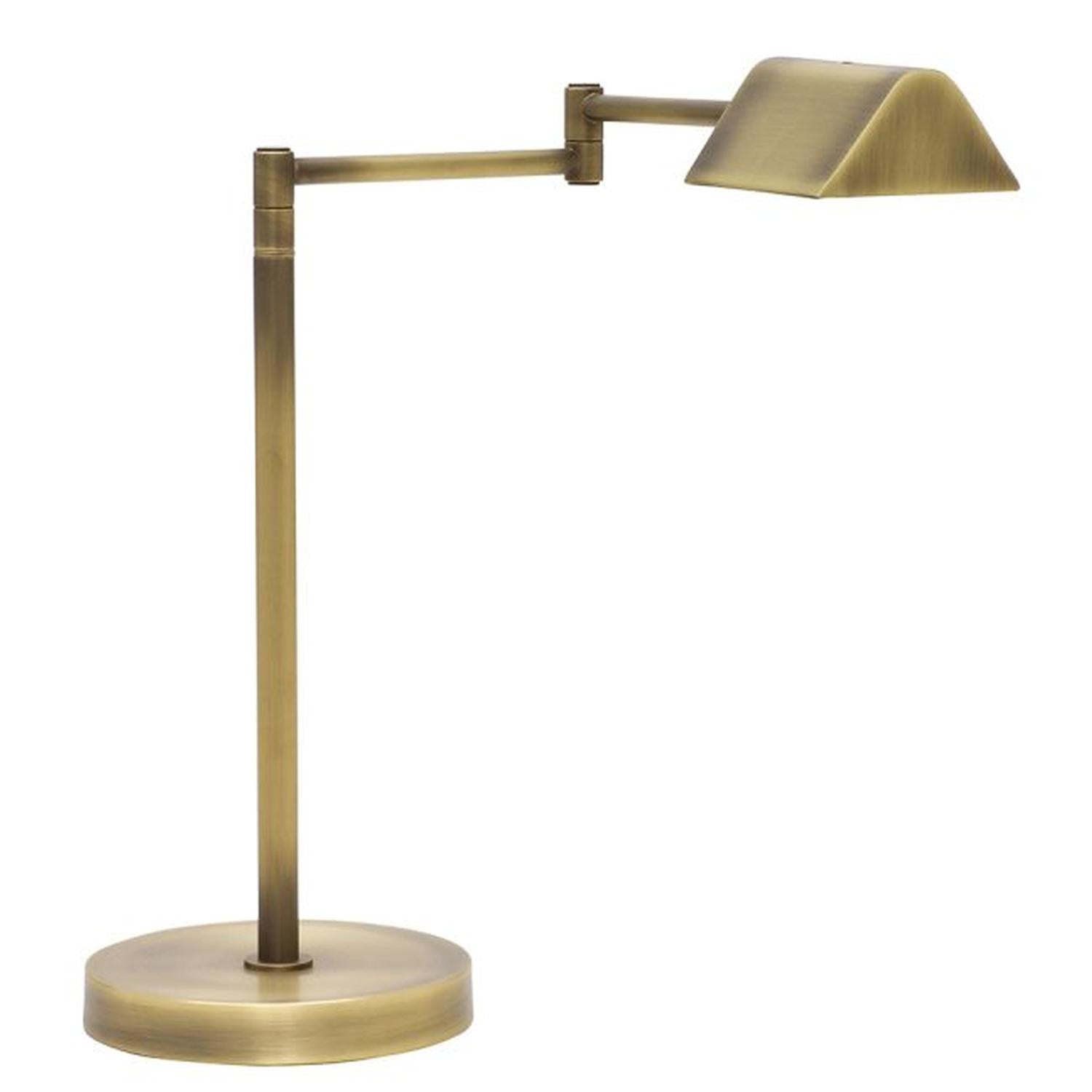Delta LED Task Table Lamp - D150-AB - Antique Brass by House of Troy