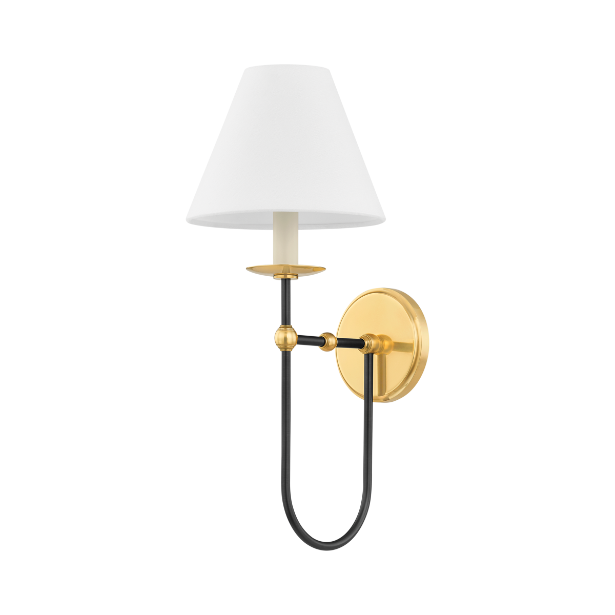 Demarest Wall Sconce - Aged Brass/Distressed Bronze by Hudson Valley Lighting