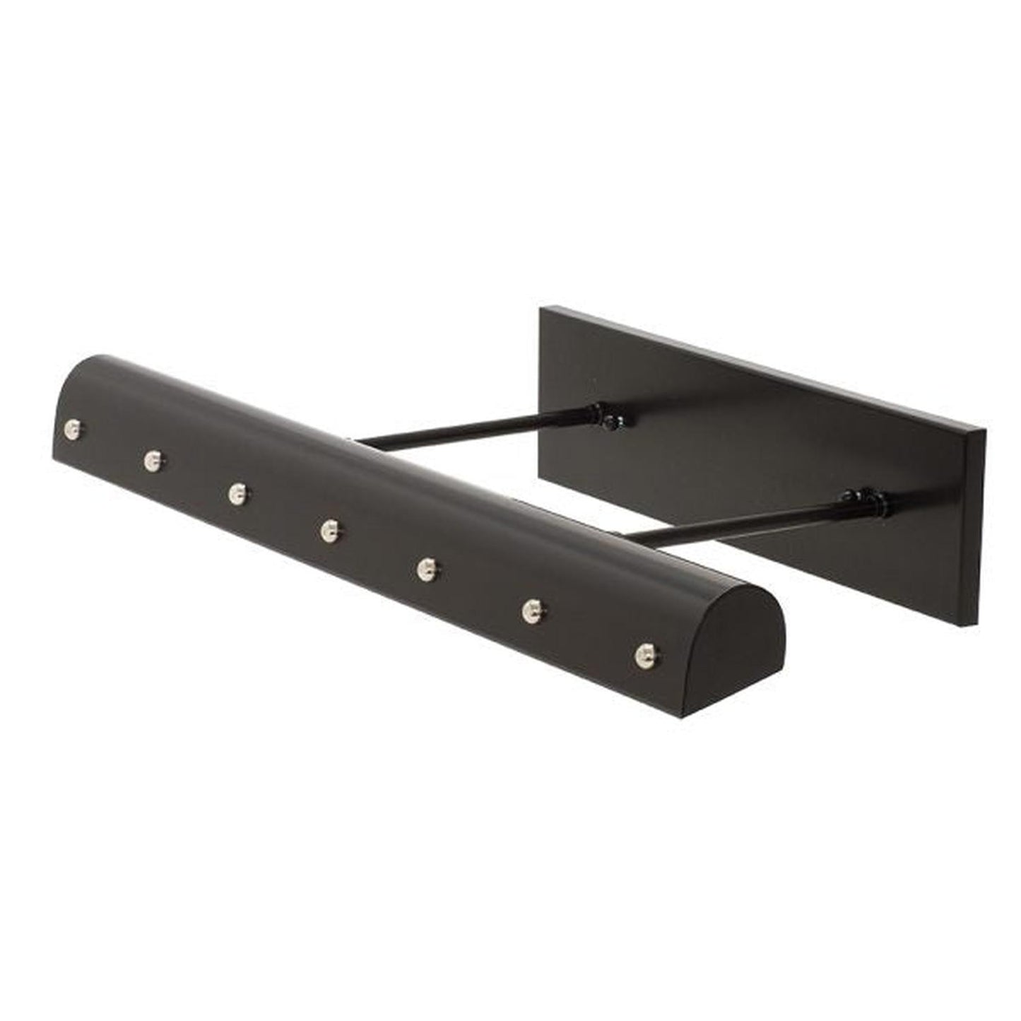 Direct Wire Traditional 14″ LEDZ Picture Light - DTBLEDZ24-BLK/PN - Black with Polished Nickel Accents by House of Troy