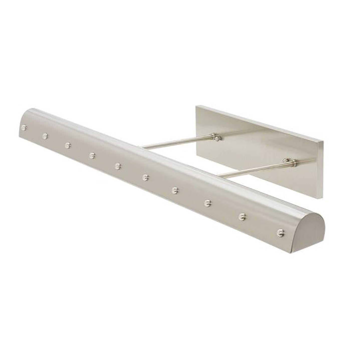 Direct Wire Traditional 14″ LEDZ Picture Light - DTBLEDZ36-SN/PN - Satin Nickel with Polished Nickel Accents by House of Troy