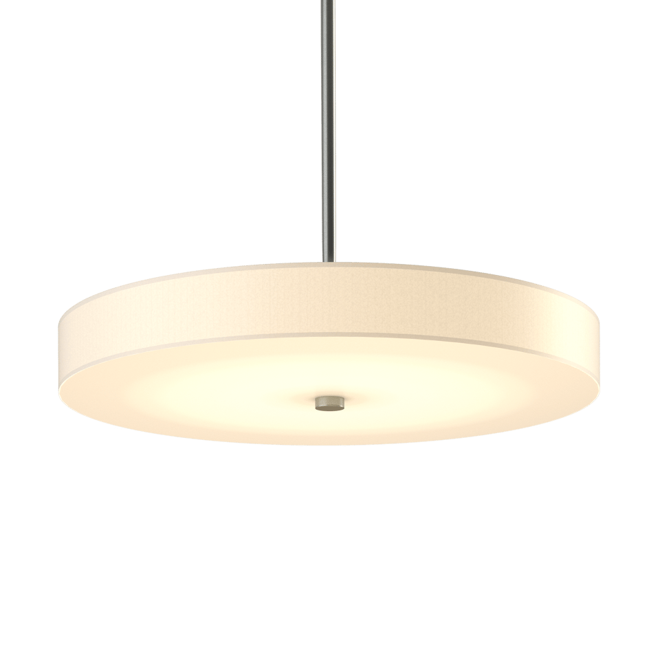 Disq Large LED Pendant - Vintage Platinum by Hubbardton Forge