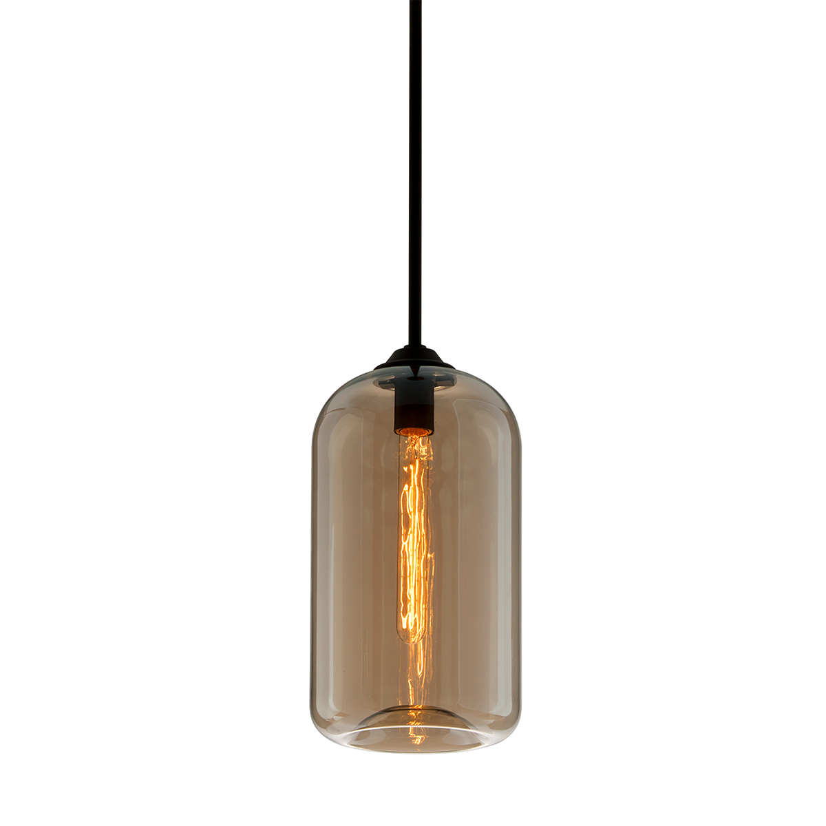 District Pendant - 1-Light - Soft Black - Troy Lighting F5571-SBK