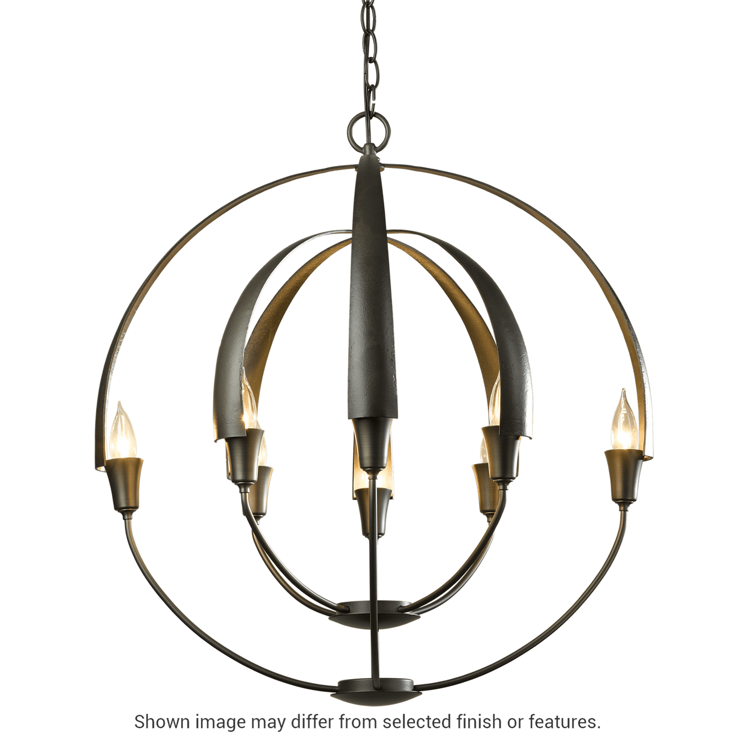 Double Cirque Chandelier - White by Hubbardton Forge