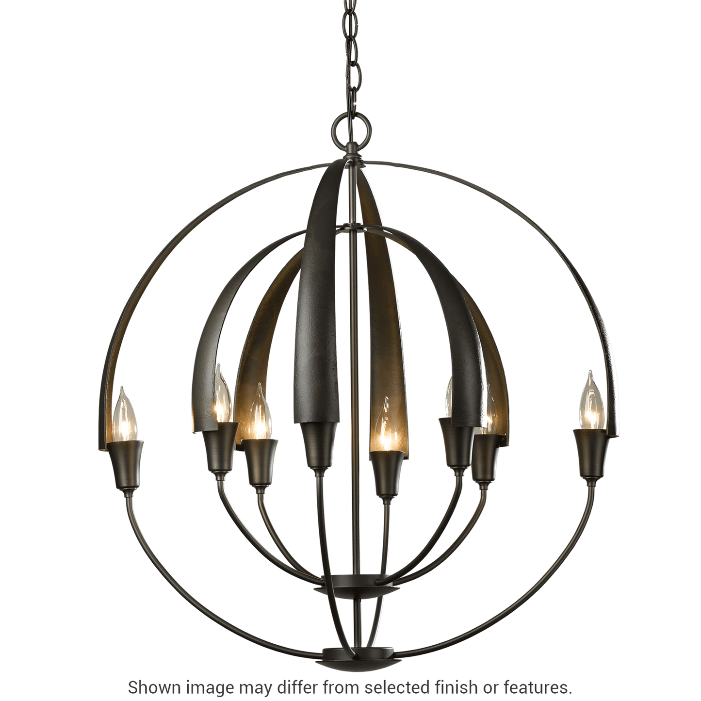 Double Cirque Chandelier - White by Hubbardton Forge
