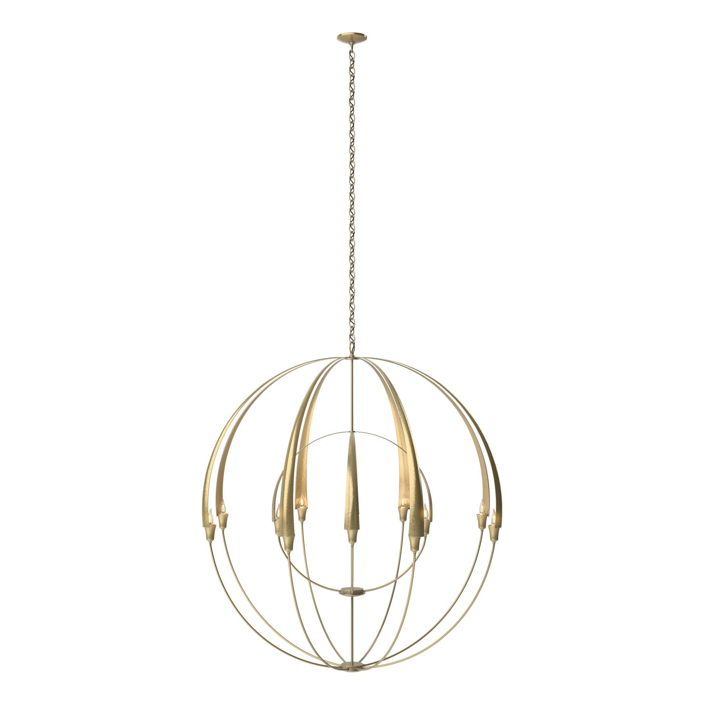 Double Cirque Large Scale Chandelier - Modern Brass by Hubbardton Forge