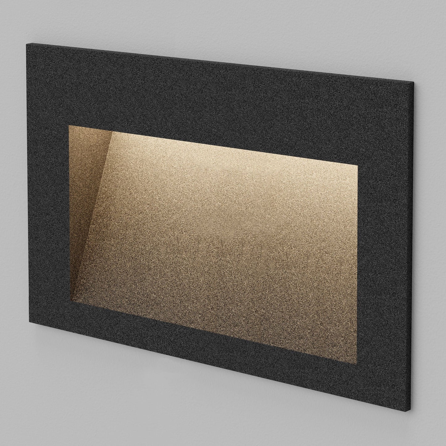 Double Impact Pathlight - Damp Location Rated - Black Powdercoat - 2700K by Lucifer Lighting