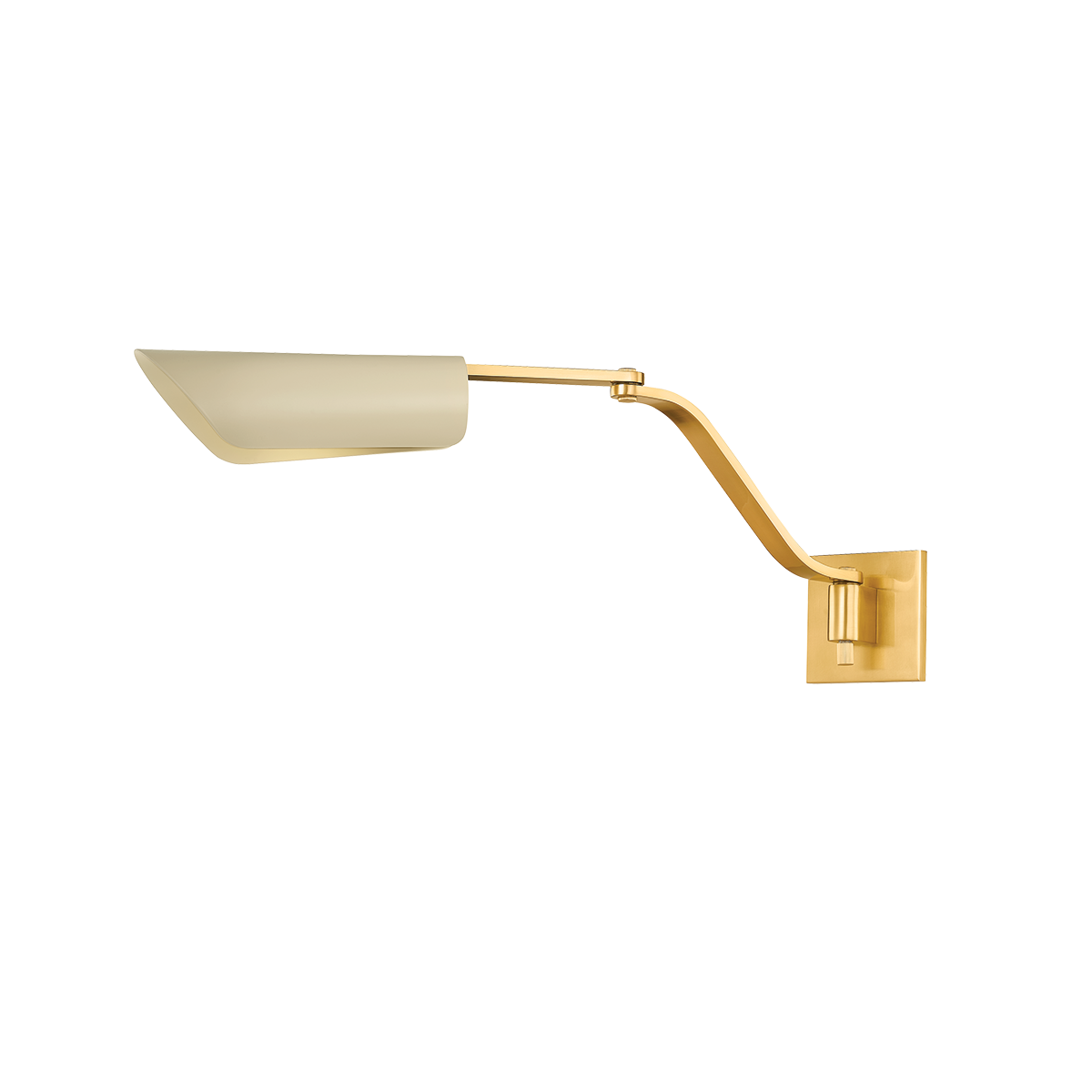 Douglaston Wall Sconce - Aged Brass/ Soft Sand by Hudson Valley Lighting