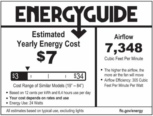Draftsman 72" LED Smart Fan - Matte Black by Hinkley Lighting