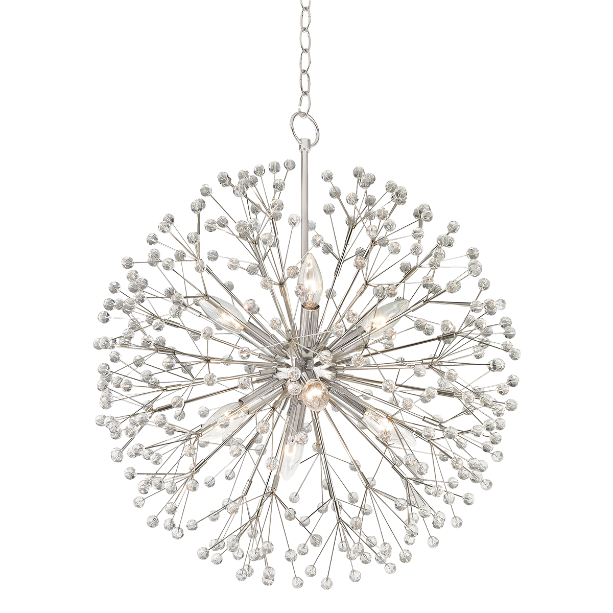Dunkirk Chandelier - Polished Nickel by Hudson Valley Lighting