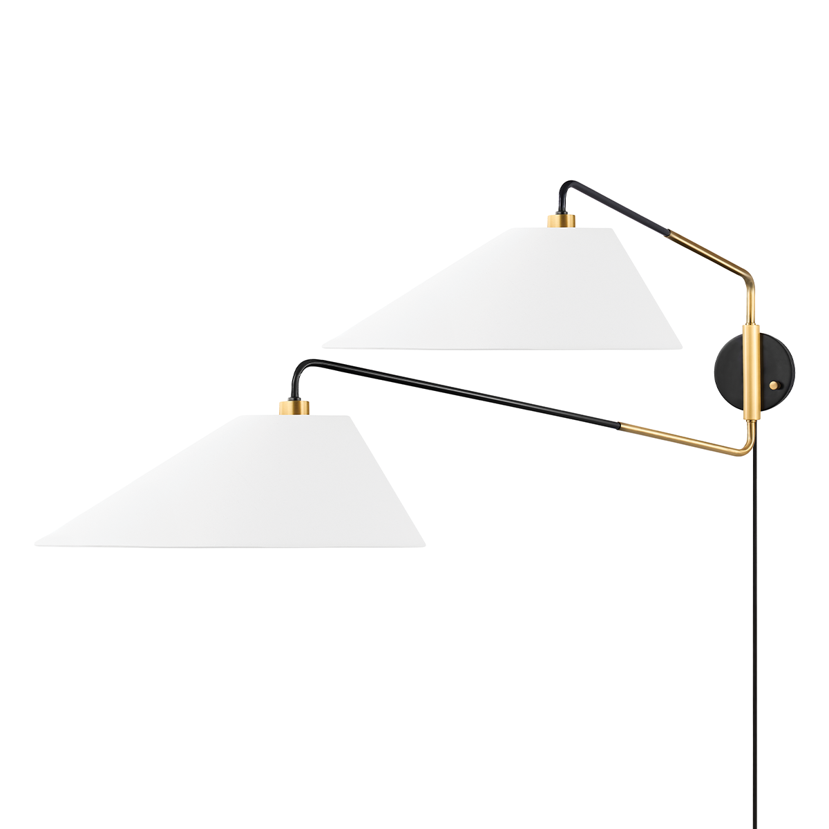Duo Plug-In Sconce - Aged Old Bronze by Hudson Valley Lighting