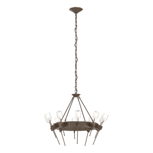 Echo 10-Light Circular Chandelier - Bronze by Hubbardton Forge