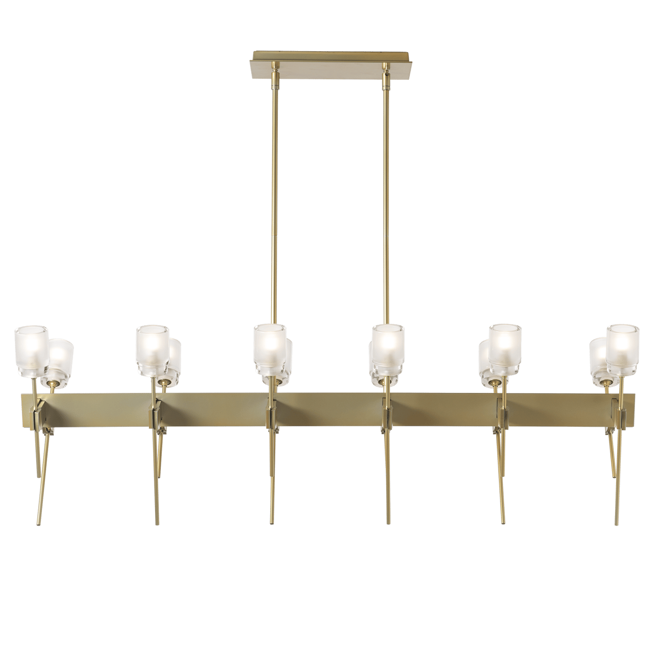 Echo 12-Light Linear Pendant - Ink by Hubbardton Forge