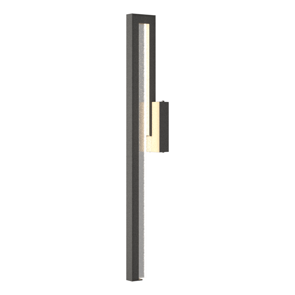 Edge Medium LED Outdoor Sconce - Natural Iron by Hubbardton Forge