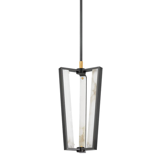 Edgemere LED Lantern - Aged Brass/Distressed Bronze by Hudson Valley Lighting