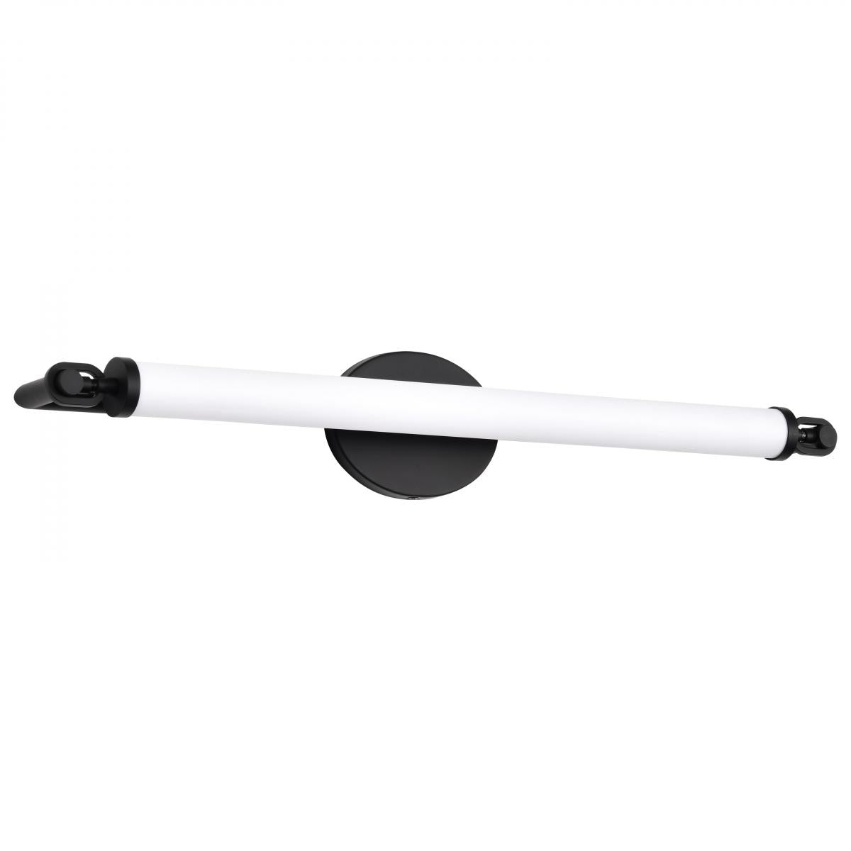 Edgeworth - 28 Inch LED Vanity - Matte Black - Acrylic Lens - Satco 62-2222