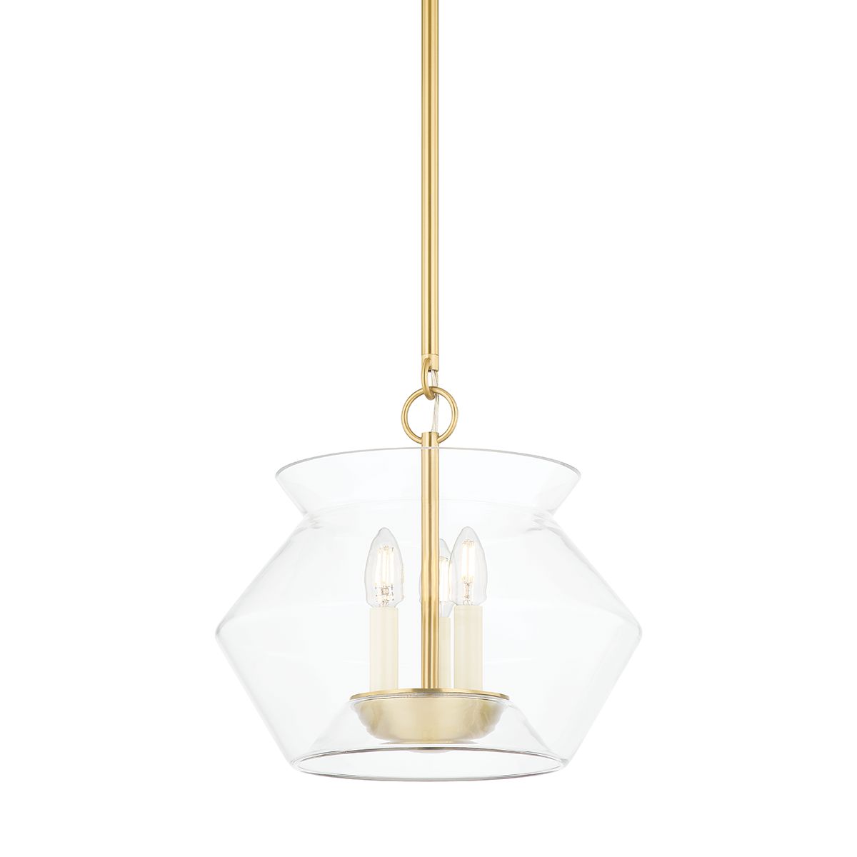 Edmonton Lantern - Aged Brass by Hudson Valley Lighting