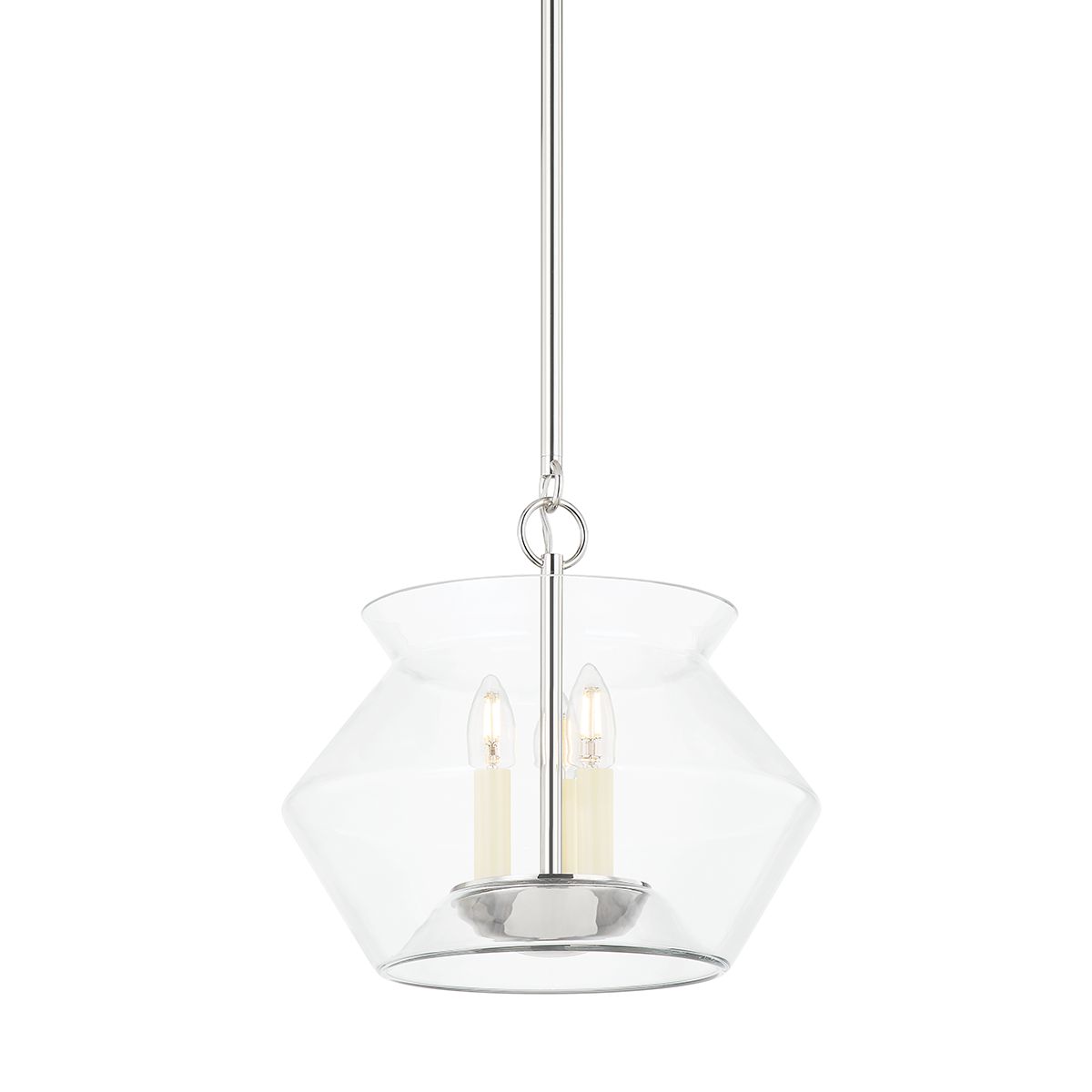 Edmonton Lantern - Polished Nickel by Hudson Valley Lighting