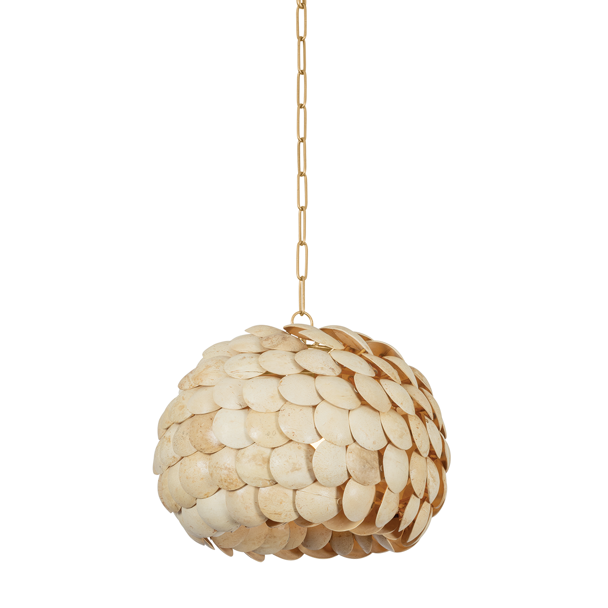 Edric Pendant - 1-Light - Vintage Gold Leaf - Troy Lighting F2221-VGL