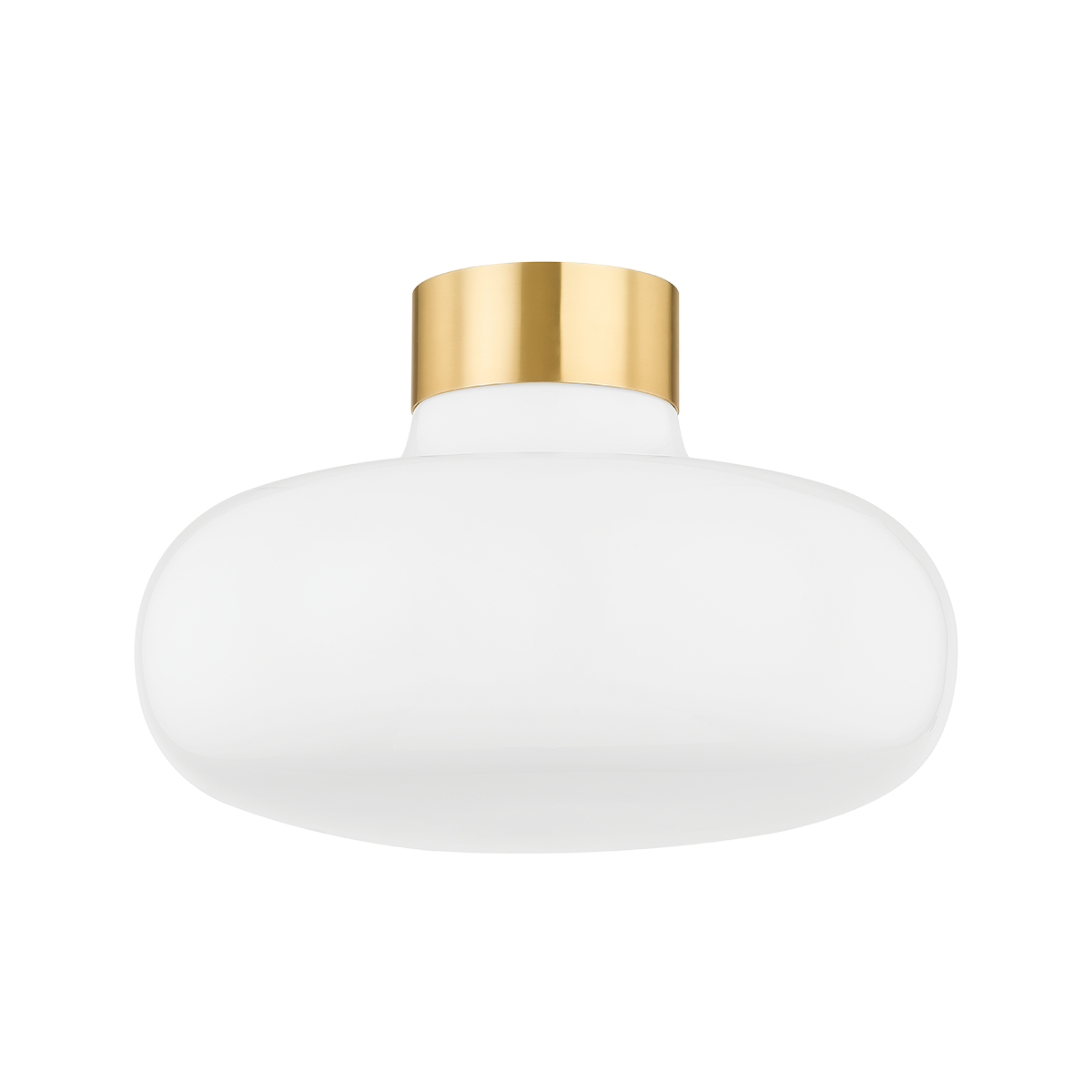 Eliana Flush Mount - 1-Light - Aged Brass - Mitzi H785501-AGB