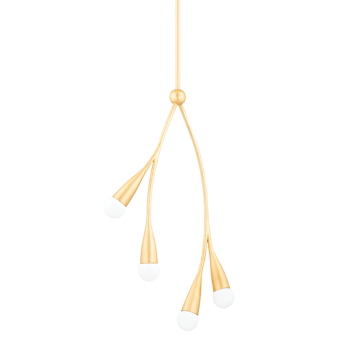 Elsa Pendant - 4-Light - Gold Leaf - Mitzi H689704-GL
