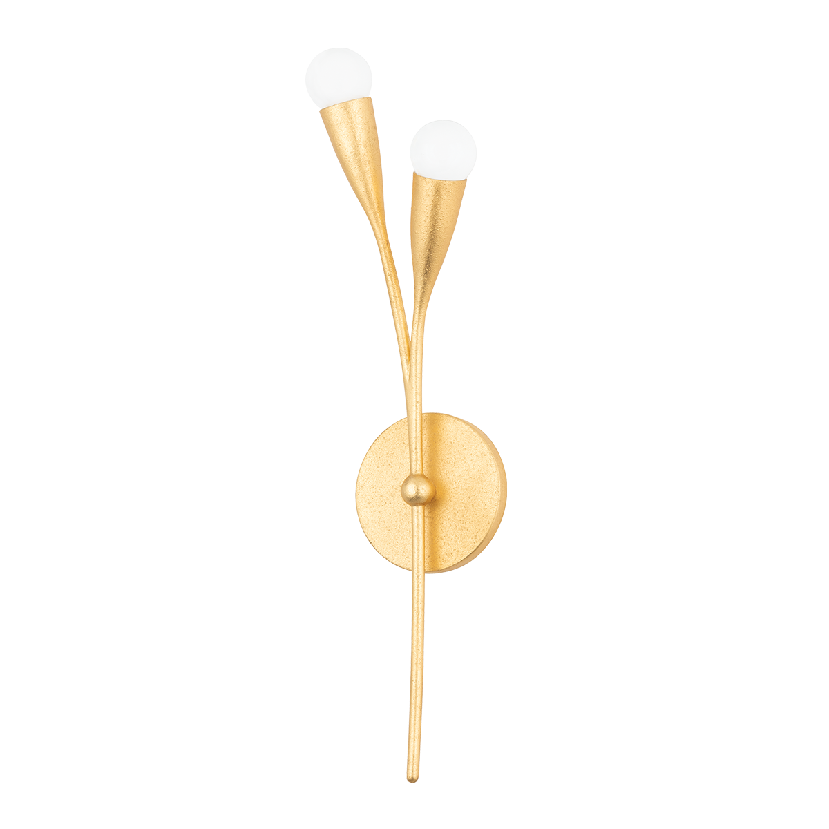 Elsa Wall Sconce - 2-Light - Gold Leaf - Mitzi H689102-GL
