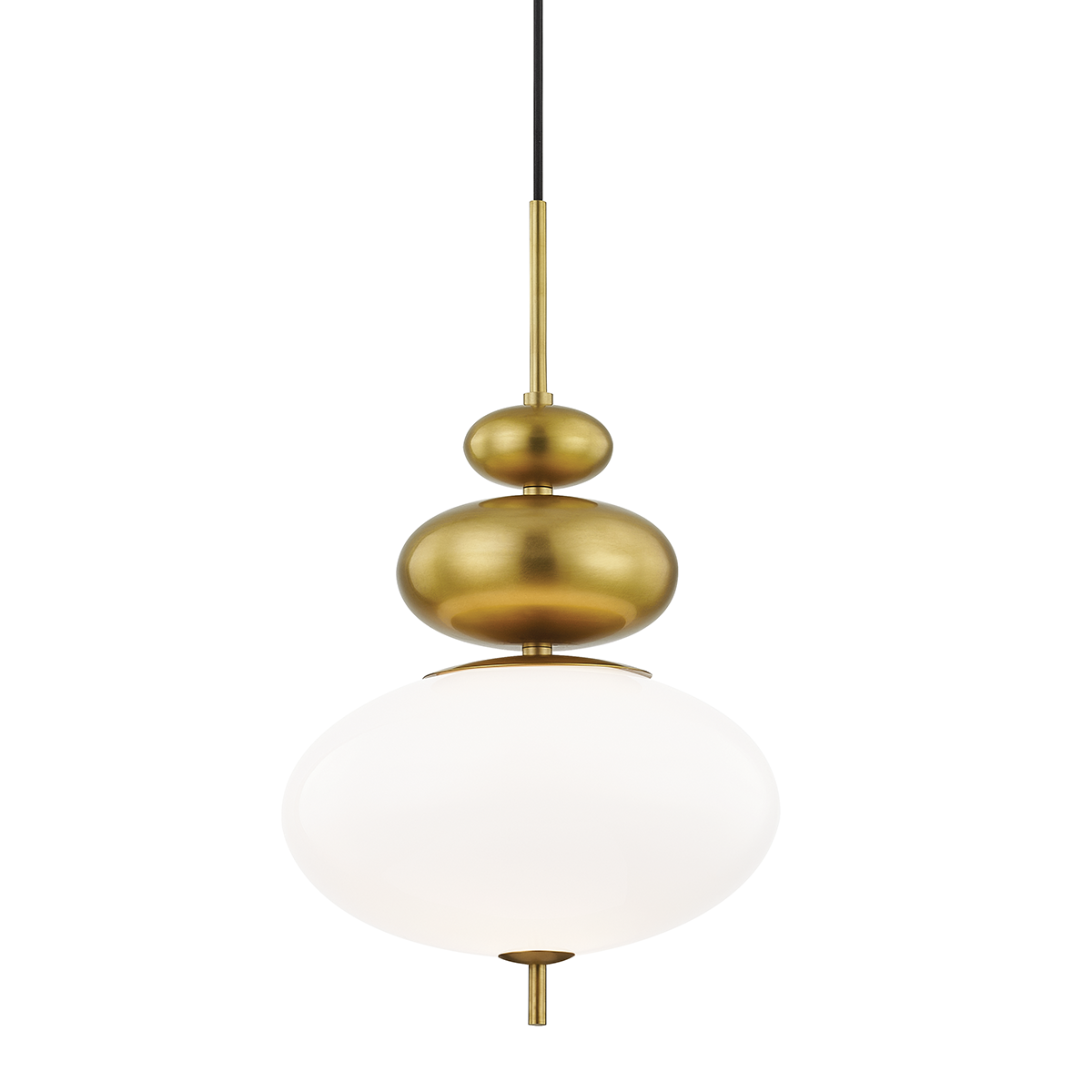 Elsie Pendant - 1-Light - Aged Brass - Mitzi H347701-AGB